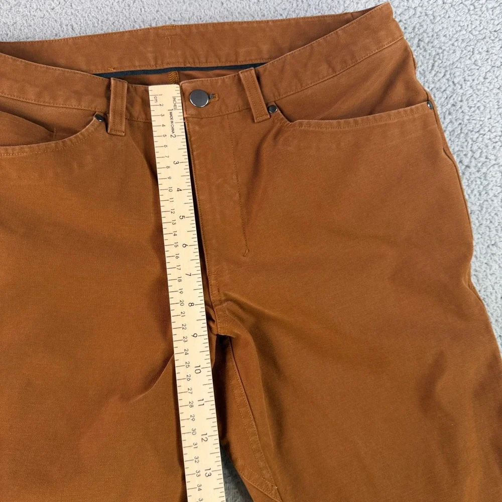 Lululemon ABC Pant Slim Mens‎ 32 Copper Utilitech 5-Pocket Performance Trousers